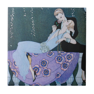 Fuegos artificiales en teja del art déco de Parí