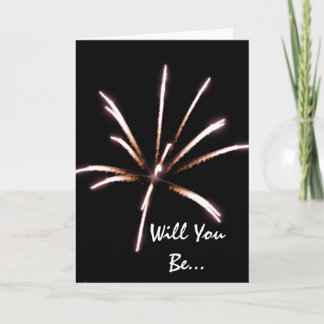 Fuegos artificiales para mi tarjeta de invitación 