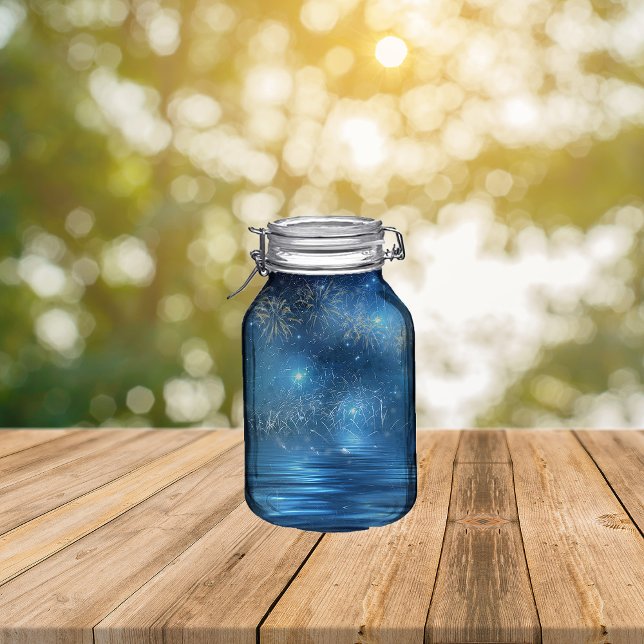 Fuegos artificiales sobre el papel del tejido de l (Subido por el creador)