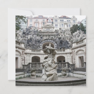 Fuente con estatua de Neptuno en Praga