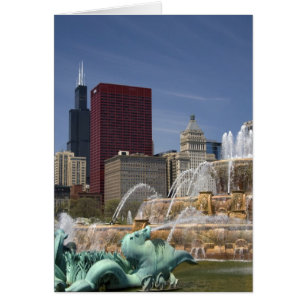 Fuente de Buckingham situada en Grant Park,