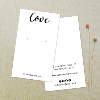 Fuente de caligrafía simple joyería