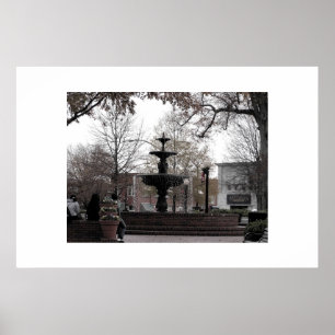 Fuente de la Plaza Marietta - arte fotográfico de