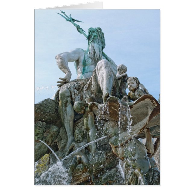 Fuente de Neptuno en Berlín (Frente)