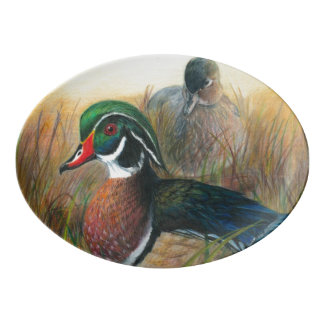 Fuente De Porcelana Drake y Susie