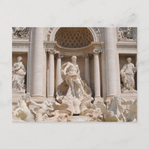 Fuente de Trevi Italia Tarjeta Postal Escénica