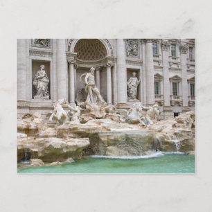 Fuente de Trevi Roma Italia Postal Escénica