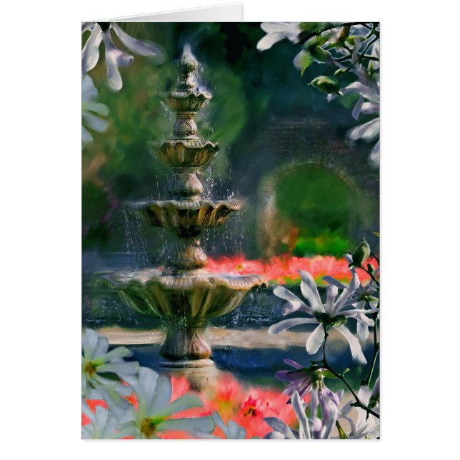 fuente en las flores (Frente)