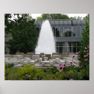 Fuente frente al Museo de Arte de Indianapolis