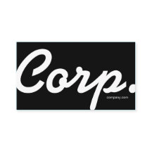 Fuente grande, fácil leer la tarjeta de visita