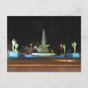 Fuente Plaza Caracol, postal de Cancún