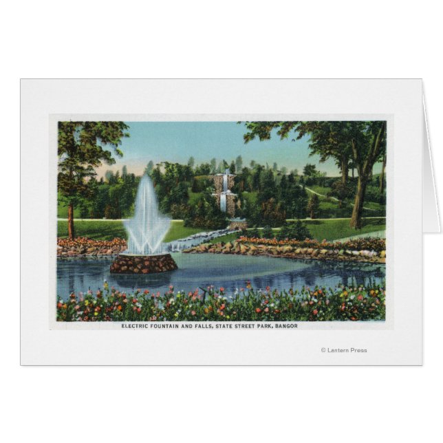 Fuente y cataratas eléctricas (Anverso (Horizontal))