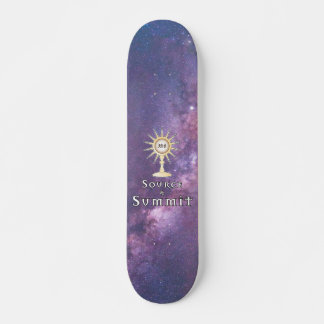 Fuente y Cumbre: Holy Eucharist Skateboard