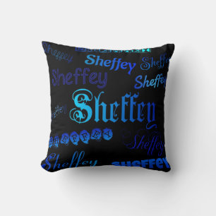 Fuentes Sheffey - Azul sobre almohada de lanzamien