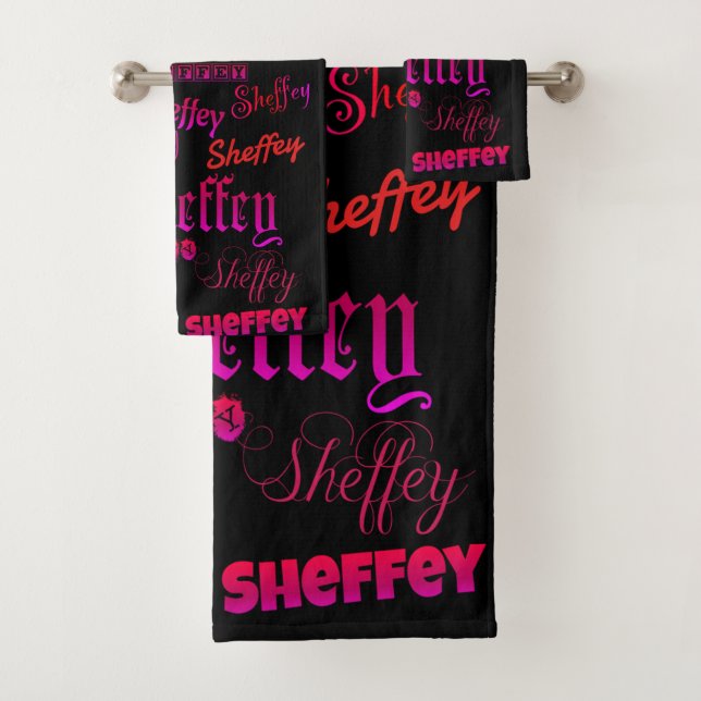 Fuentes Sheffey - rosa y rojo (In situ)