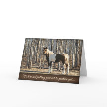 Fuera al Pasto - Tarjeta de Cumpleaños