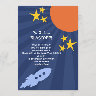 Fuera de esta invitación del cumpleaños del mundo