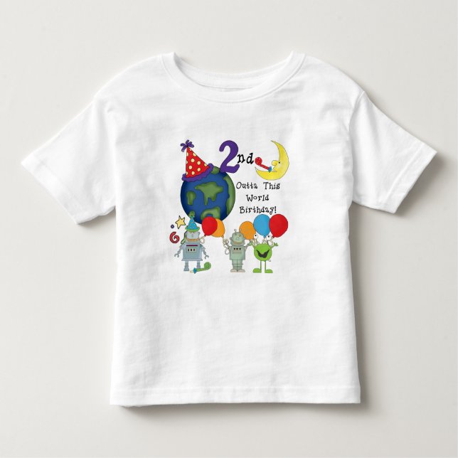 Fuera de este mundo camisetas de cumpleaños (Anverso)