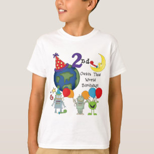 Fuera de este mundo camisetas de cumpleaños