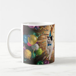 Fuera de la caja de regalos, taza de gatos - Sorpr