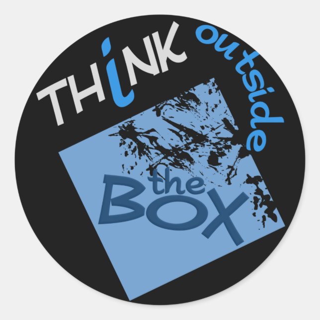 Fuera de la caja pegatinas (Anverso)