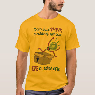 Fuera de la camiseta de la caja - luz