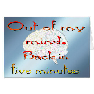 Fuera de mi mente, trasera en cinco minutos