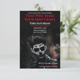 Fuera de tu invitación de fiesta de Halloween con 