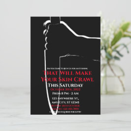 Fuera de tu invitación de fiesta de Halloween con 