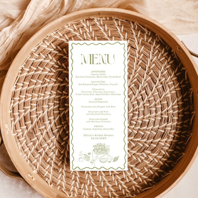 Fuera del mercado Menú de ducha de novia, Brunch d (Subido por el creador)