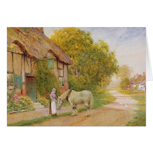 Fuera del mesón del pueblo (Anverso (Horizontal))