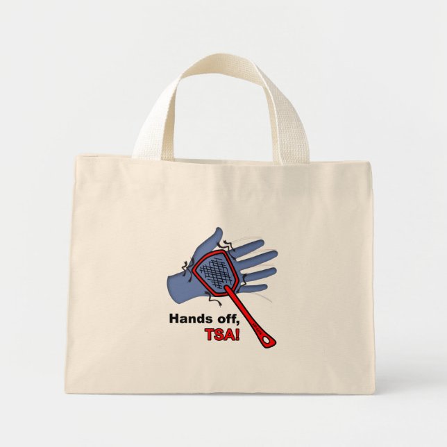 ¡Fuera las manos, TSA! Pequeña bolsa para toques (Frente)