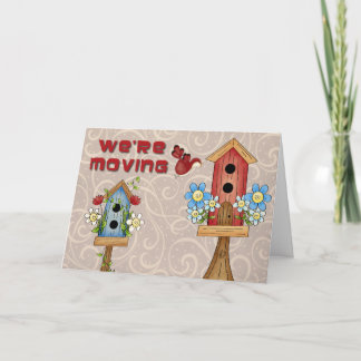 Fueron tarjetas de invitación de casas de aves en 