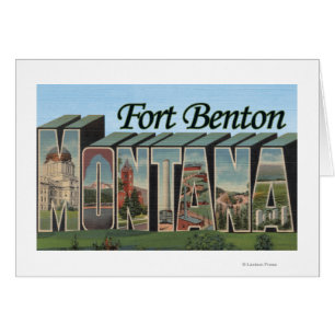Fuerte Benton, Montana - escenas grandes de la