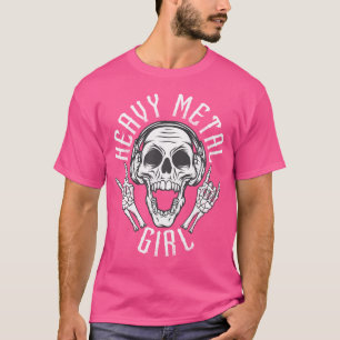 Fuerte camiseta de Chica Metalizado fuerte Rock me