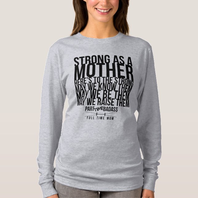 FUERTE COMO blusa de manga larga del dolmán de la (Anverso)