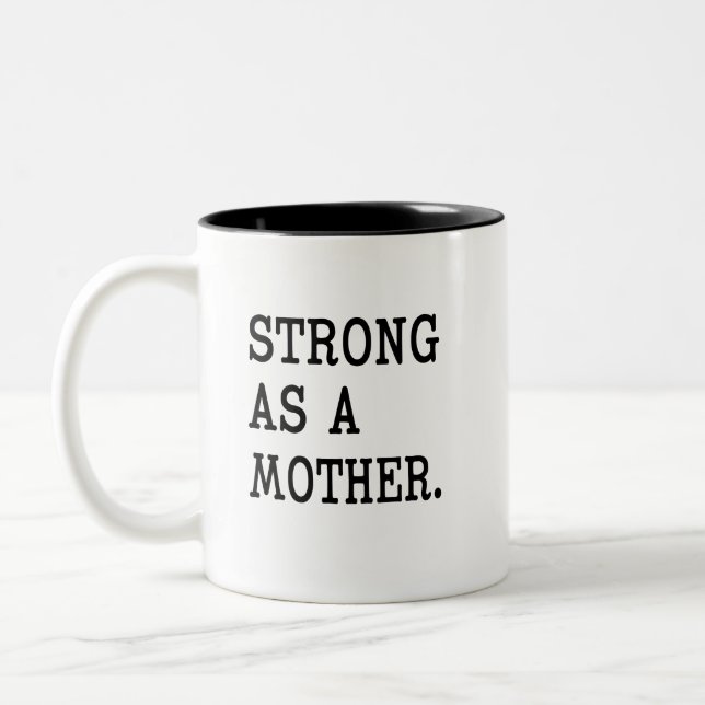 Fuerte como una taza del café de las mujeres de la (Izquierda)