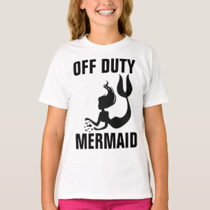 FUERTE DEBER MERMAID Camisetas de Chicas divertido
