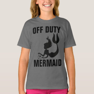 FUERTE DEBER MERMAID Camisetas de Chicas divertido