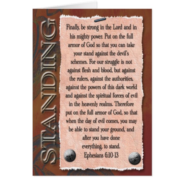 Fuerte en el señor (Frente)