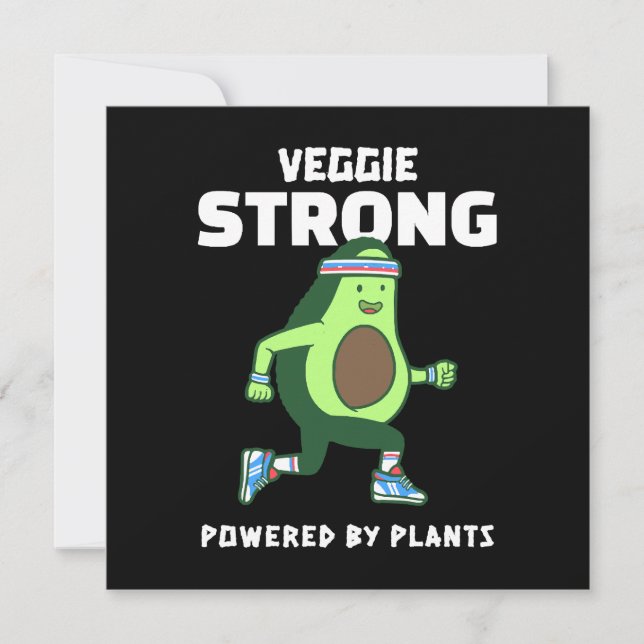 Fuerte Veggie, impulsado por plantas (Anverso)
