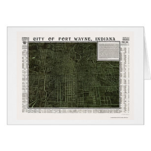 Fuerte Wayne, EN el mapa panorámico - 1907