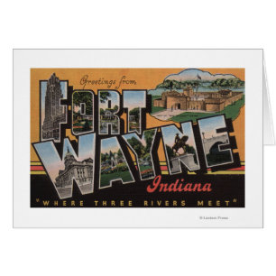 Fuerte Wayne, Indiana - escenas grandes de la