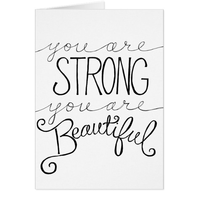 fuerte y hermoso (Frente)