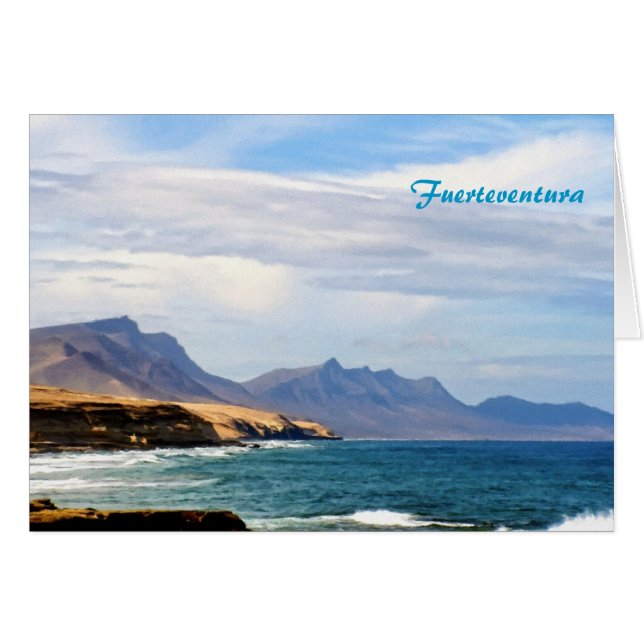 Fuerteventura, efecto de pintura (Anverso (Horizontal))