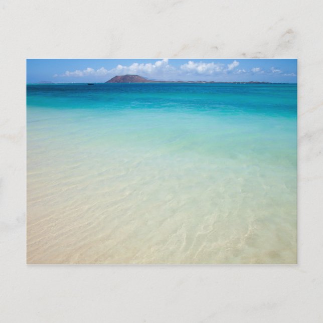 Fuerteventura, tarjeta postal Corralejo Bandera Pl (Anverso)