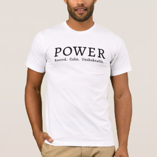 Fuerza Interior – Camiseta Minimalista POWER