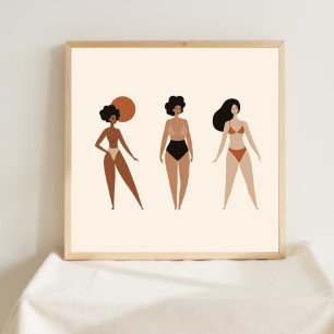 Fuerza Silenciosa – Arte Abstracto de Líneas Femen