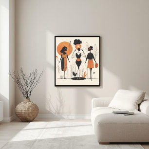 Fuerza Silenciosa – Arte Abstracto Femenino de Par