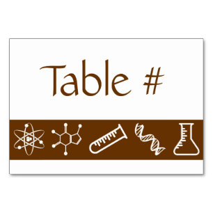 Fuerzas atractivas en la tarjeta de mesa de chocol